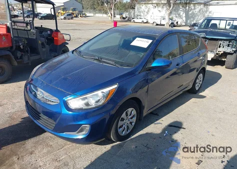 2016 Hyundai Accent Se z USA, uszkodzony, nr VIN KMHCT5AE9GU296100